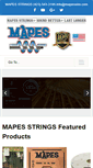 Mobile Screenshot of mapesstrings.com